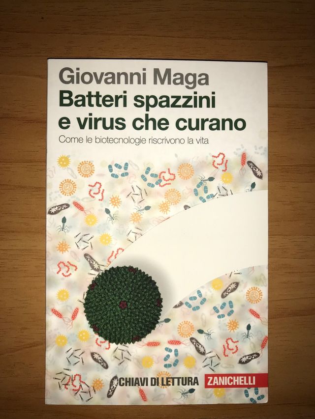 Libro "Batteri spazzini e virus che curano"
