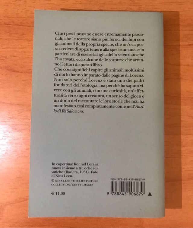 Libro "L'anello di Re Salomone"