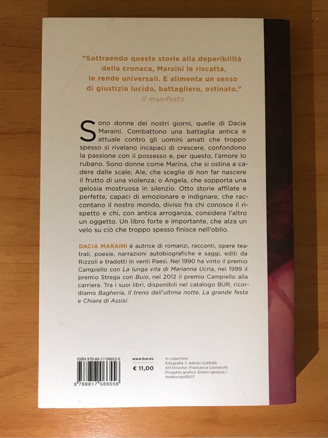 Libro "L'amore rubato"