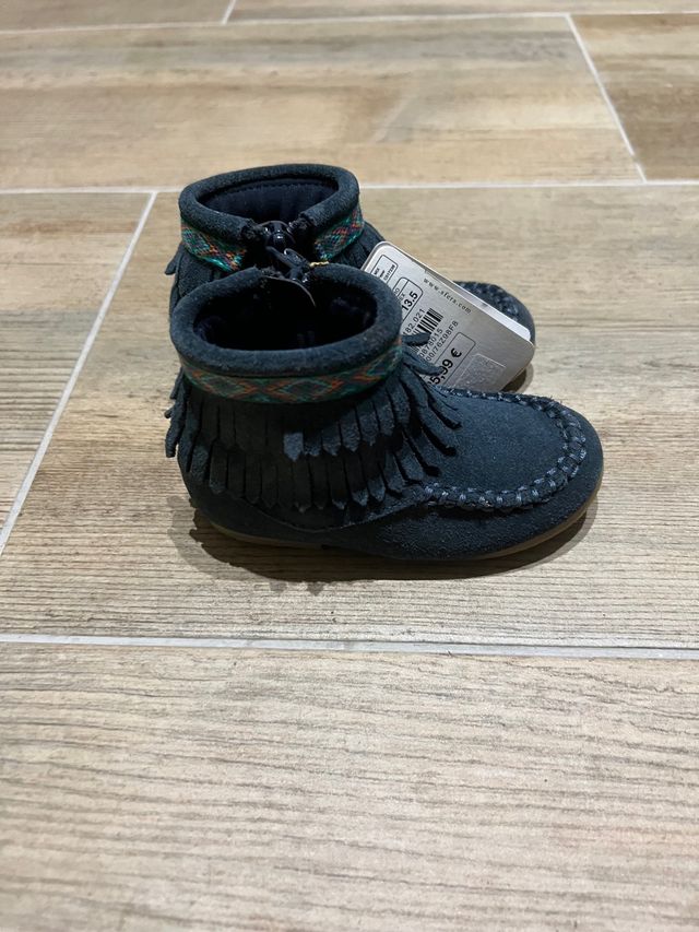 Botas azules invierno