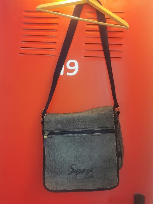 Bolso Bandolera vaquero gran capacidad Superga