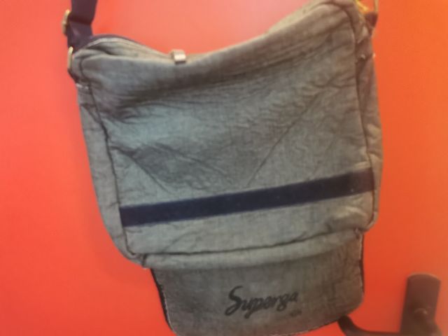 Bolso Bandolera vaquero gran capacidad Superga