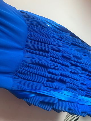 vestido fiesta azul tallam