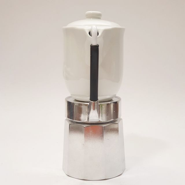 Caffettiera vintage italiana Moka Mulino Bianco