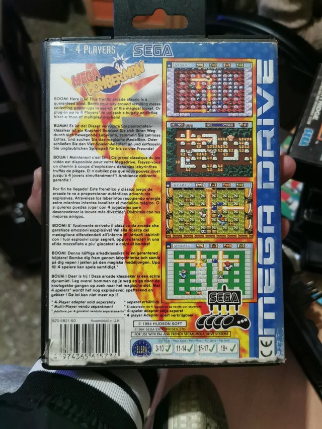 Mega Bomberman Sega Megadrive I y II