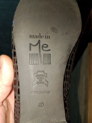 Zapatos talla 40 marca MADE IN ME