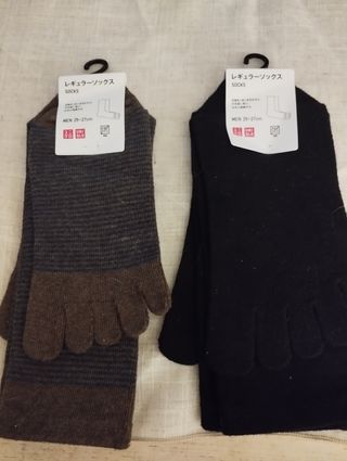 Calcetines UNIQLO con dedos / talla 40/42