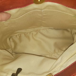 Bolso de mano de piel