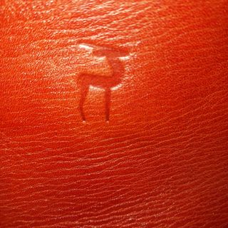 Bolso de mano de piel