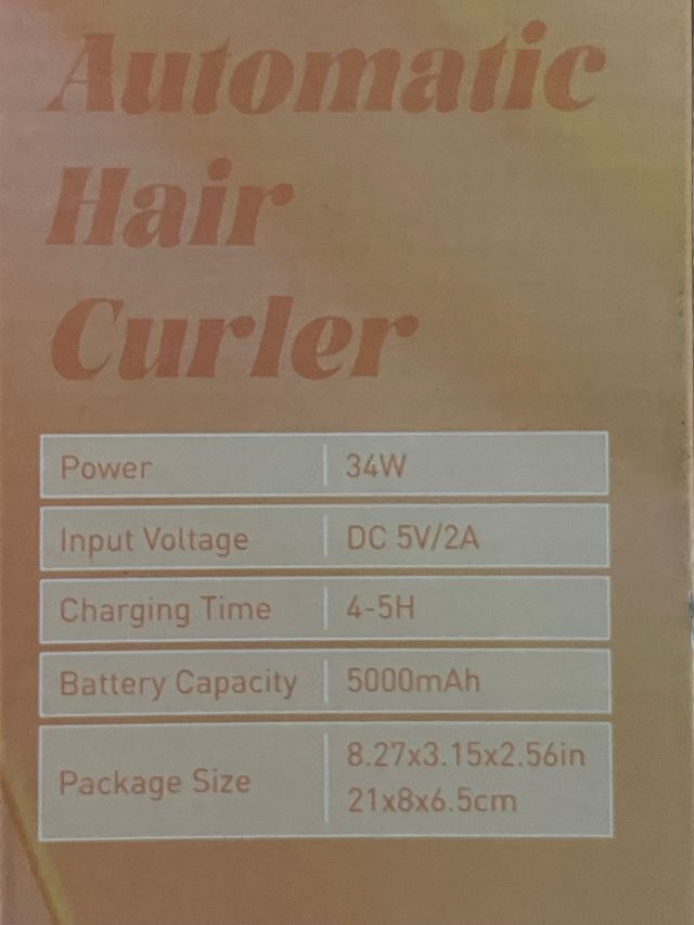 Arricciacapelli automatico portatile