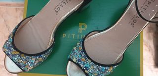 Sandalias de tacón fiesta mujer PITILLOS