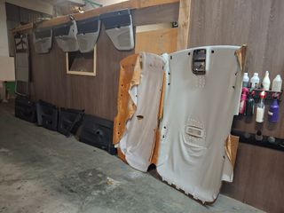 Tapicería de coche.