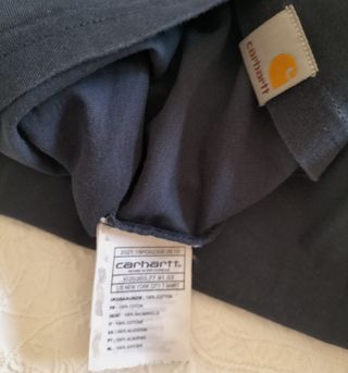 Camiseta chico manga larga azul Carhartt t.S