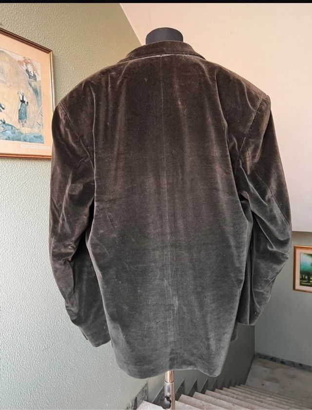 completo velluto liscio uomo