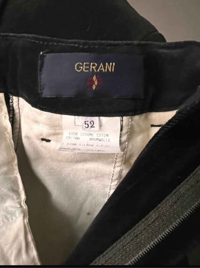 completo velluto liscio uomo