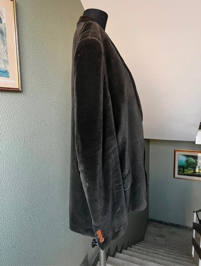 completo velluto liscio uomo