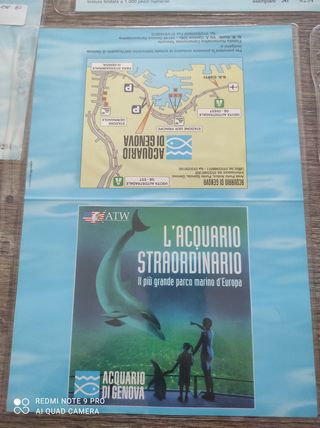 Schede Telefoniche ATW Acquario Genova