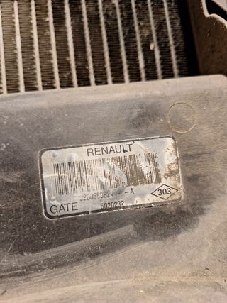 Radiador y electro ventilad reanult megane 1.5dci