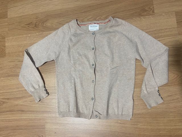 Chaqueta basica de punto 7-8 años Zara Kids