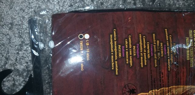 Disfraz payaso it. talla 8-10