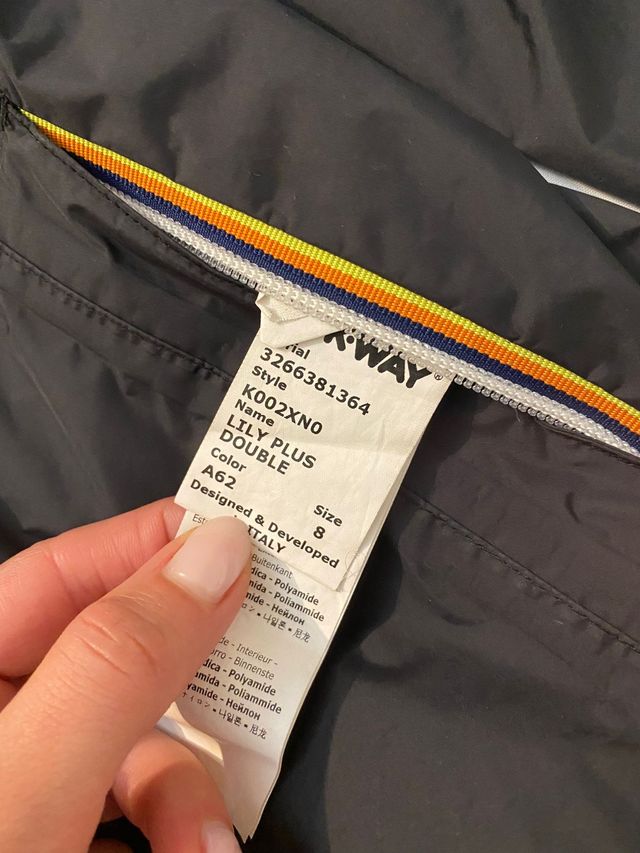 Kway Giacca sfoderata misura kw8