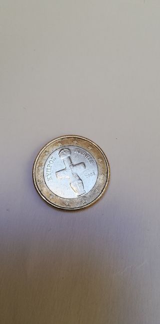 Moneta 1 euro Kibris