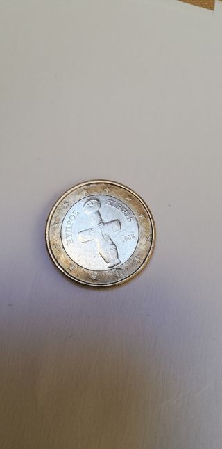Moneta 1 euro Kibris