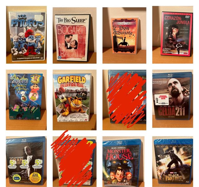 peliculas nuevas en DVD y Bluray