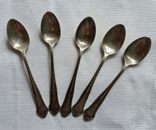 Cucharillas de plata antiguas