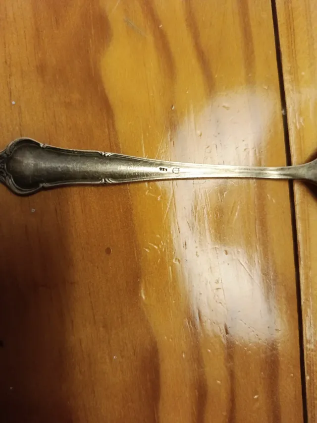 Cucharillas de plata antiguas