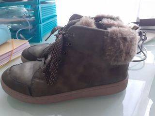 Botines con pelo