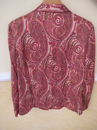 Elegante Camisa estampada mujer