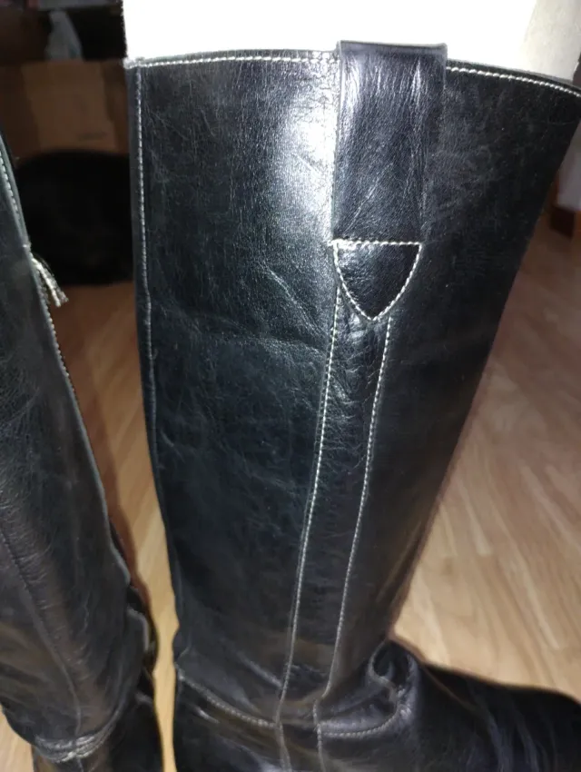 Botas piel T.37