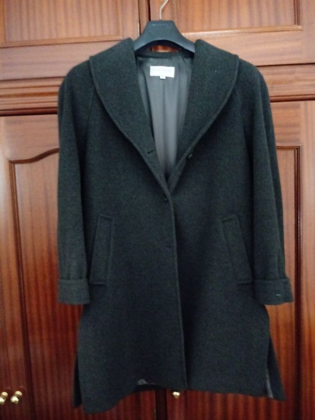 CHAQUETÓN SEÑORA GRIS-OSCURO