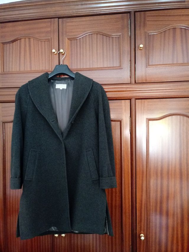 CHAQUETÓN SEÑORA GRIS-OSCURO