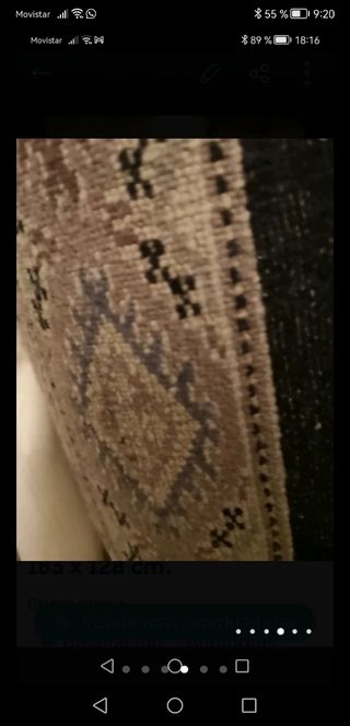 Alfombra persa lana  183 x 128 cm