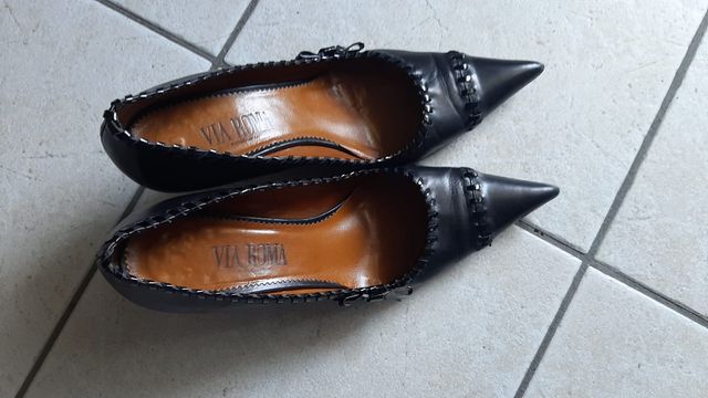 SCARPE DA BALLO VIA ROMA COUTURE NUMERO 39 NERE PE