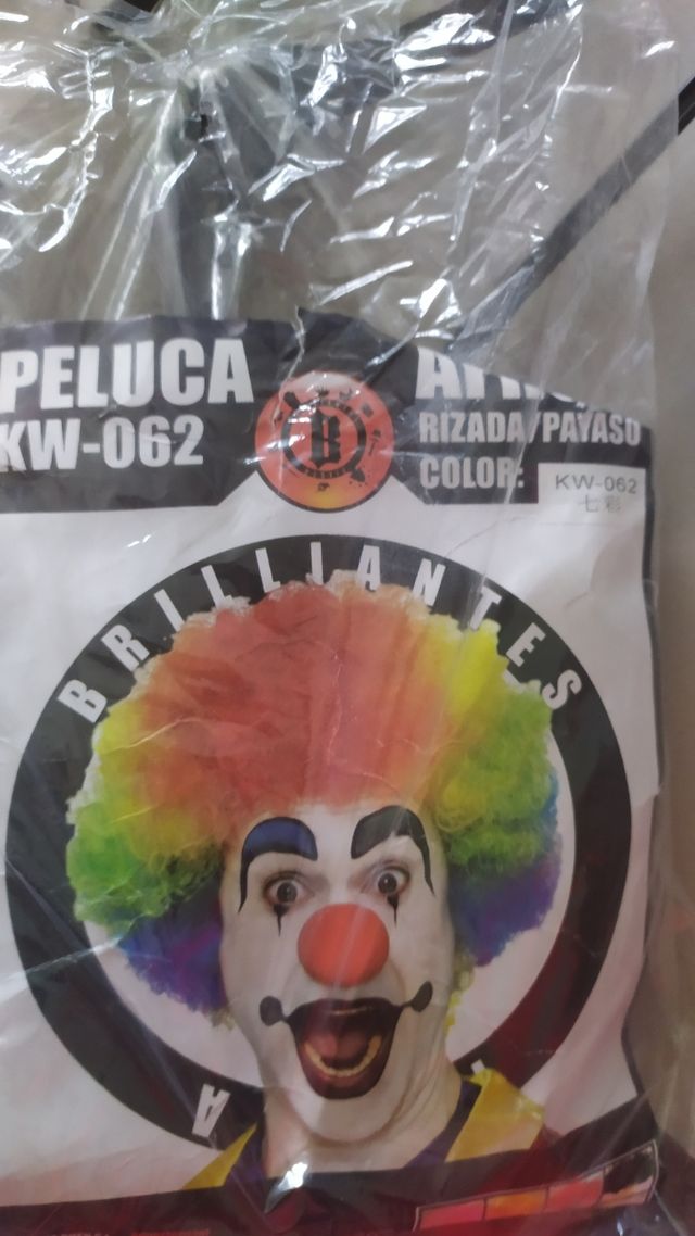 Disfraz payaso, Halloween, carnaval..