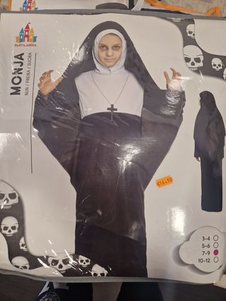 Disfraz de monja