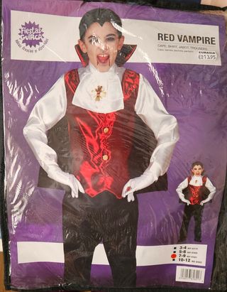 Disfraz vampiro niño