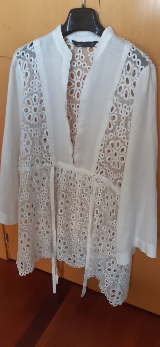 Vestido playa Zara Woman talla XS