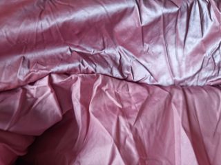 Parka rosa metalizada zara