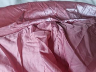 Parka rosa metalizada zara