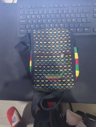 bandolera Adidas chile rasta