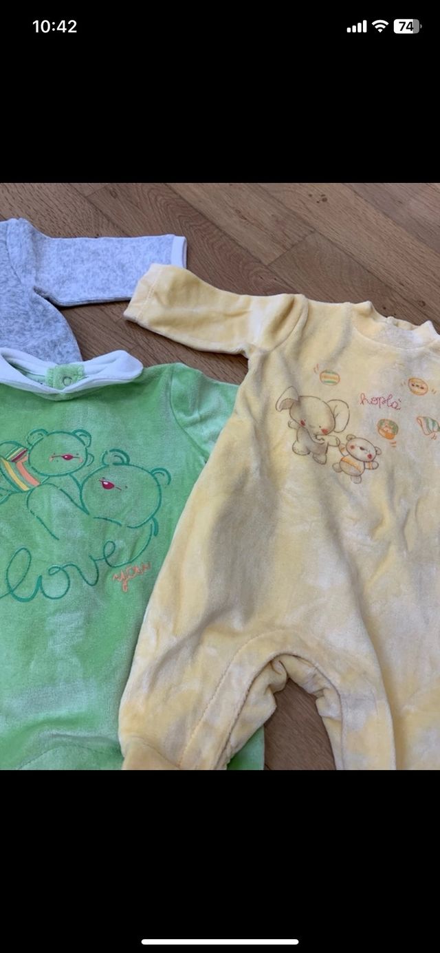 set tutine ciniglia 0-1 mese Prenatal