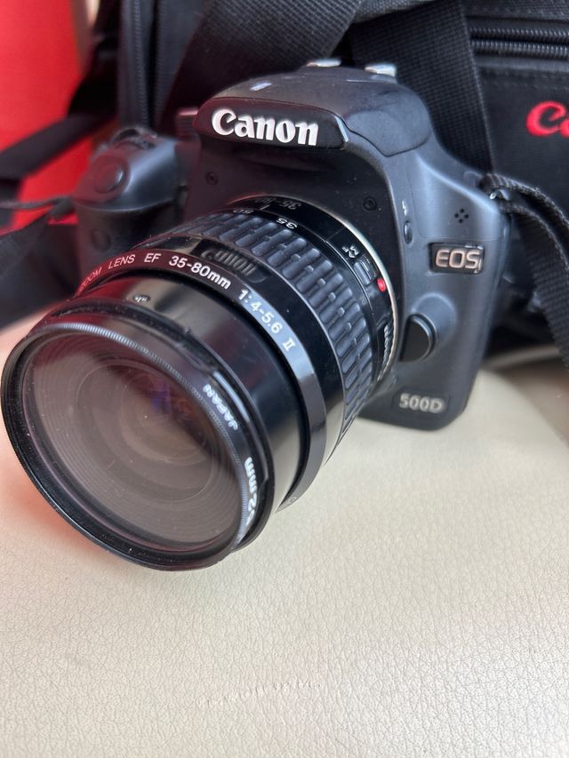 equipo de fotografia canon