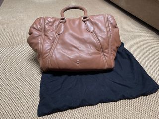 Bolso Purificación García piel color cuero + funda