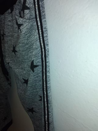 Pantalone sportivo ragazza a stelle