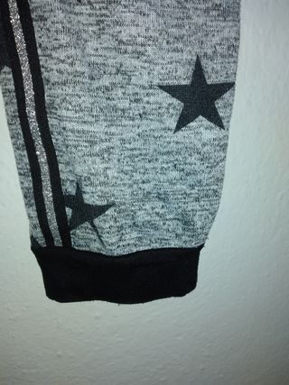 Pantalone sportivo ragazza a stelle