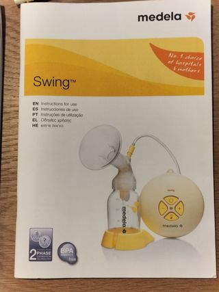 Sacaleches Medela, biberones y complementos.